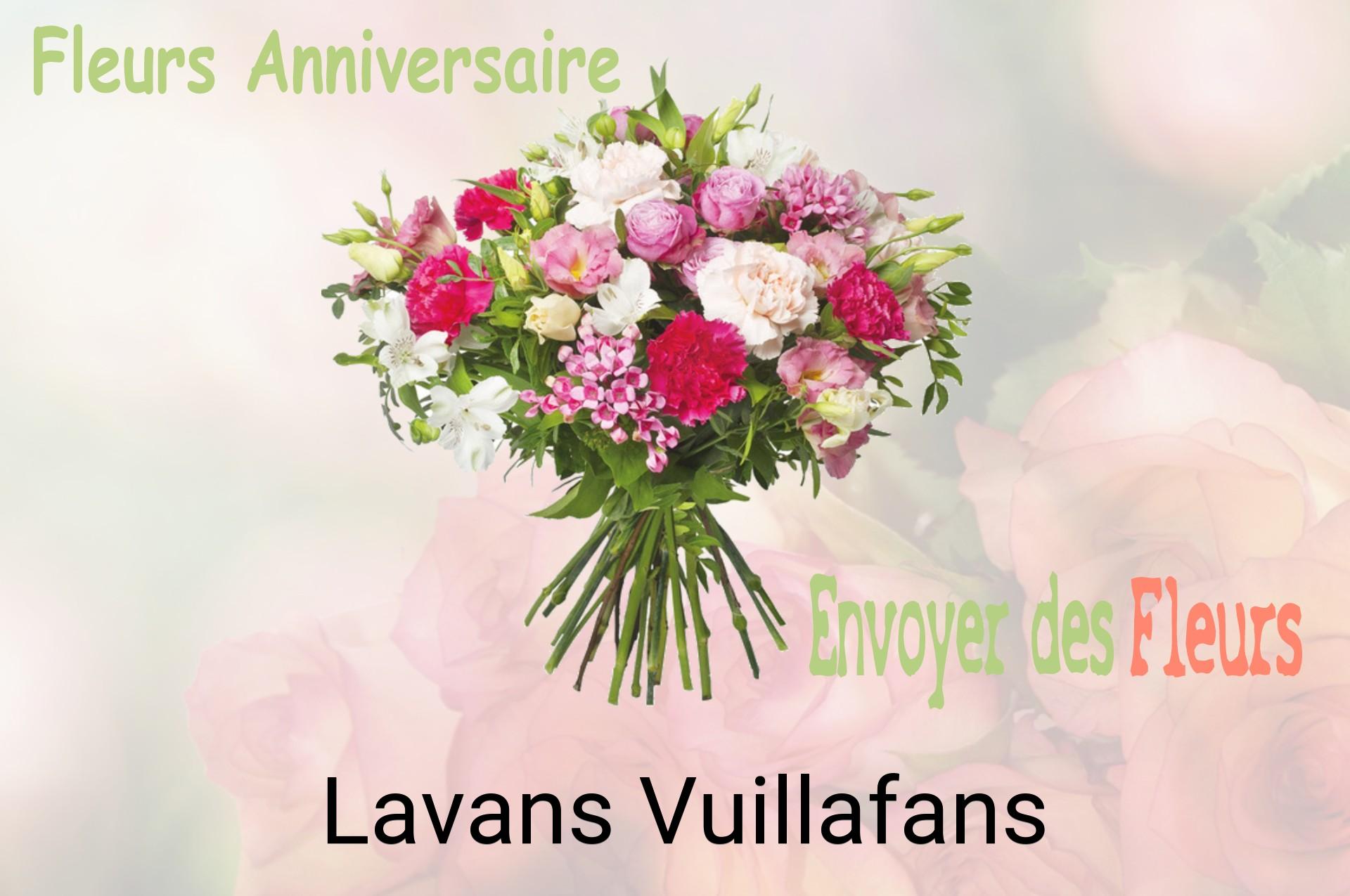 Bouquet de fleurs d’anniversaire livré à Lavans-Vuillafans